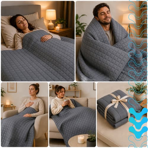 Zátěžová bavlněná deka 6 kg 5
