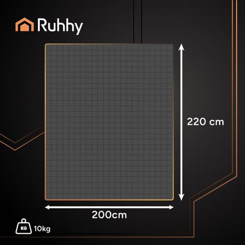 Šedá senzorická zátěžová deka 10 kg 2