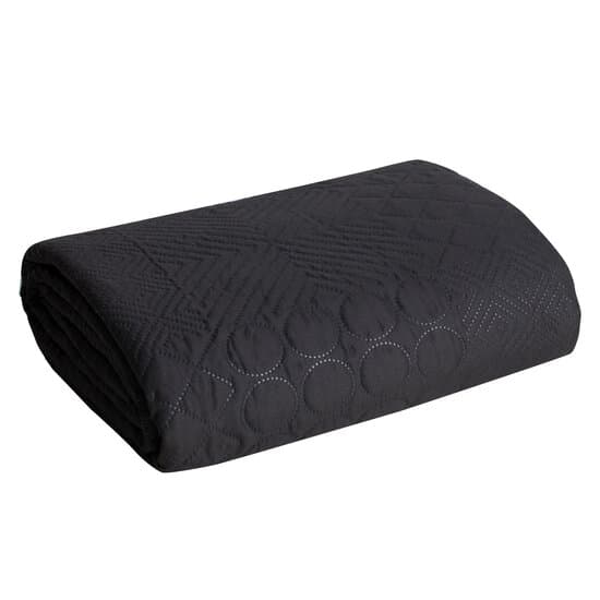 Designový přehoz na postel Boni černé barvy 3