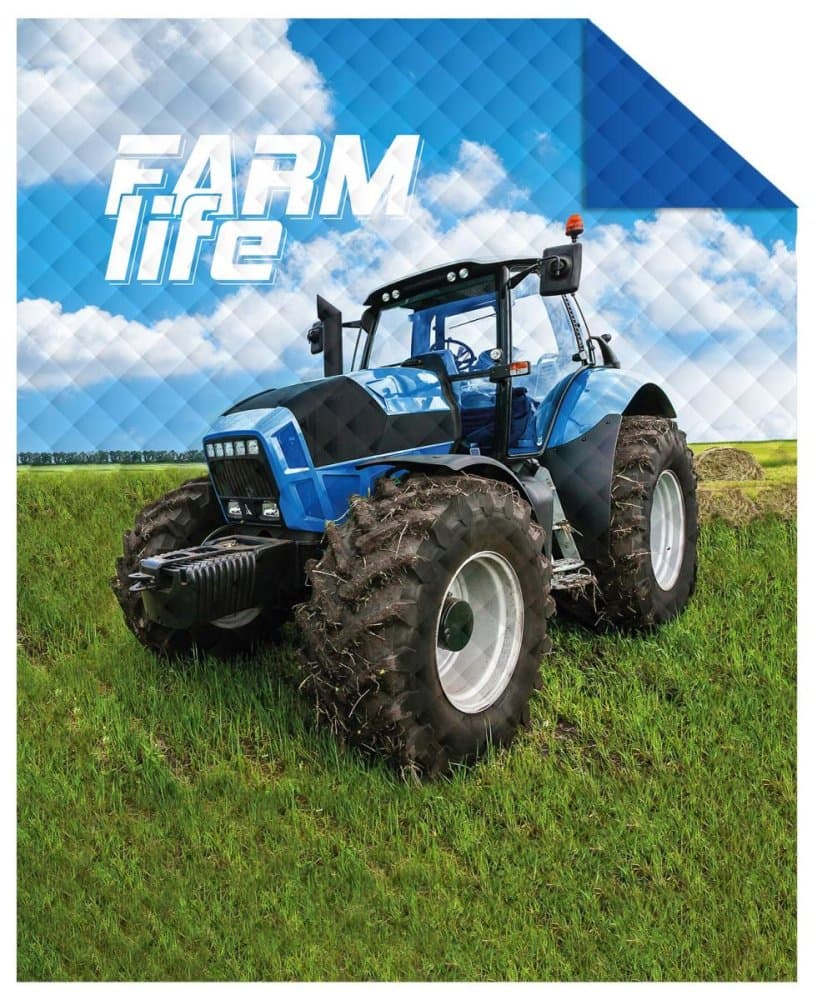 Dětský přehoz pro malé farmáře s traktorem 3