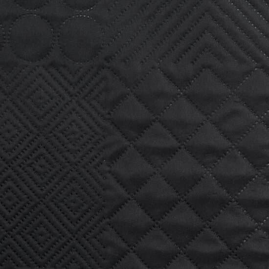 Designový přehoz na postel Boni černé barvy 6