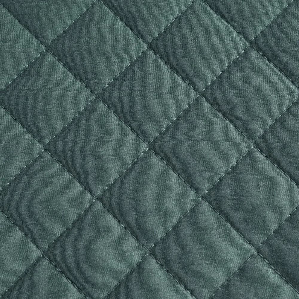 Prošívaný zelený přehoz s volánkem 4