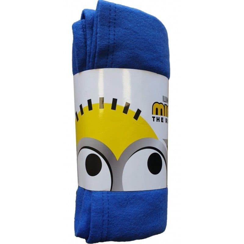 Deka fleecová modrá Mimoni 2