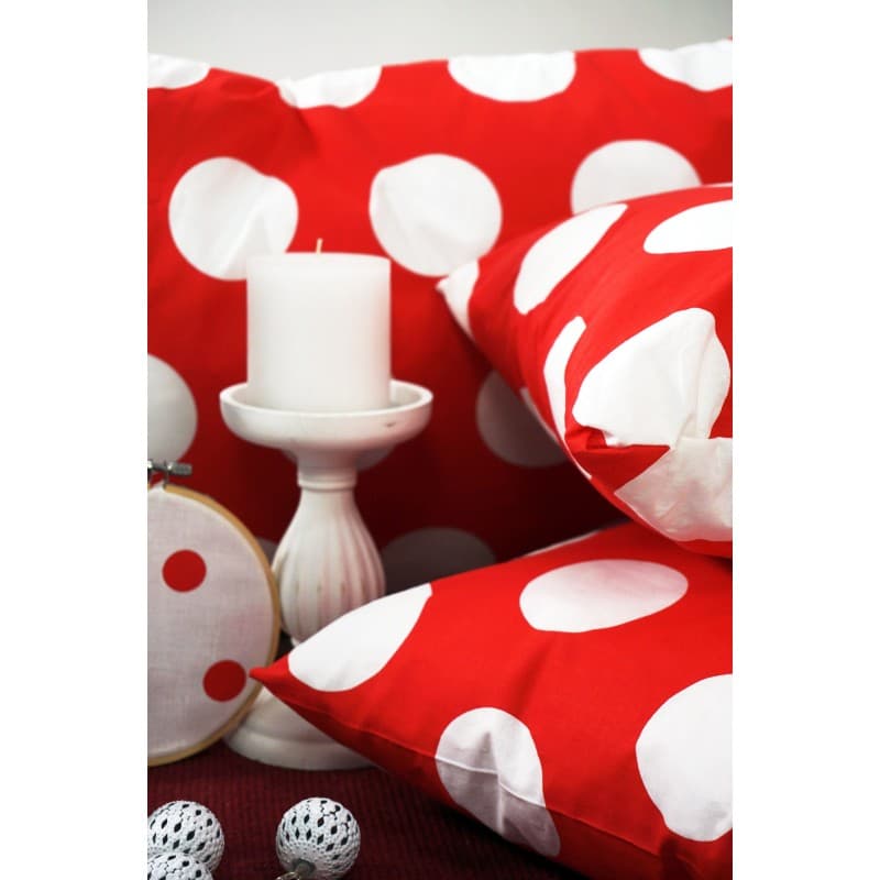 Povlečení bavlněné Dots červené EMI 3