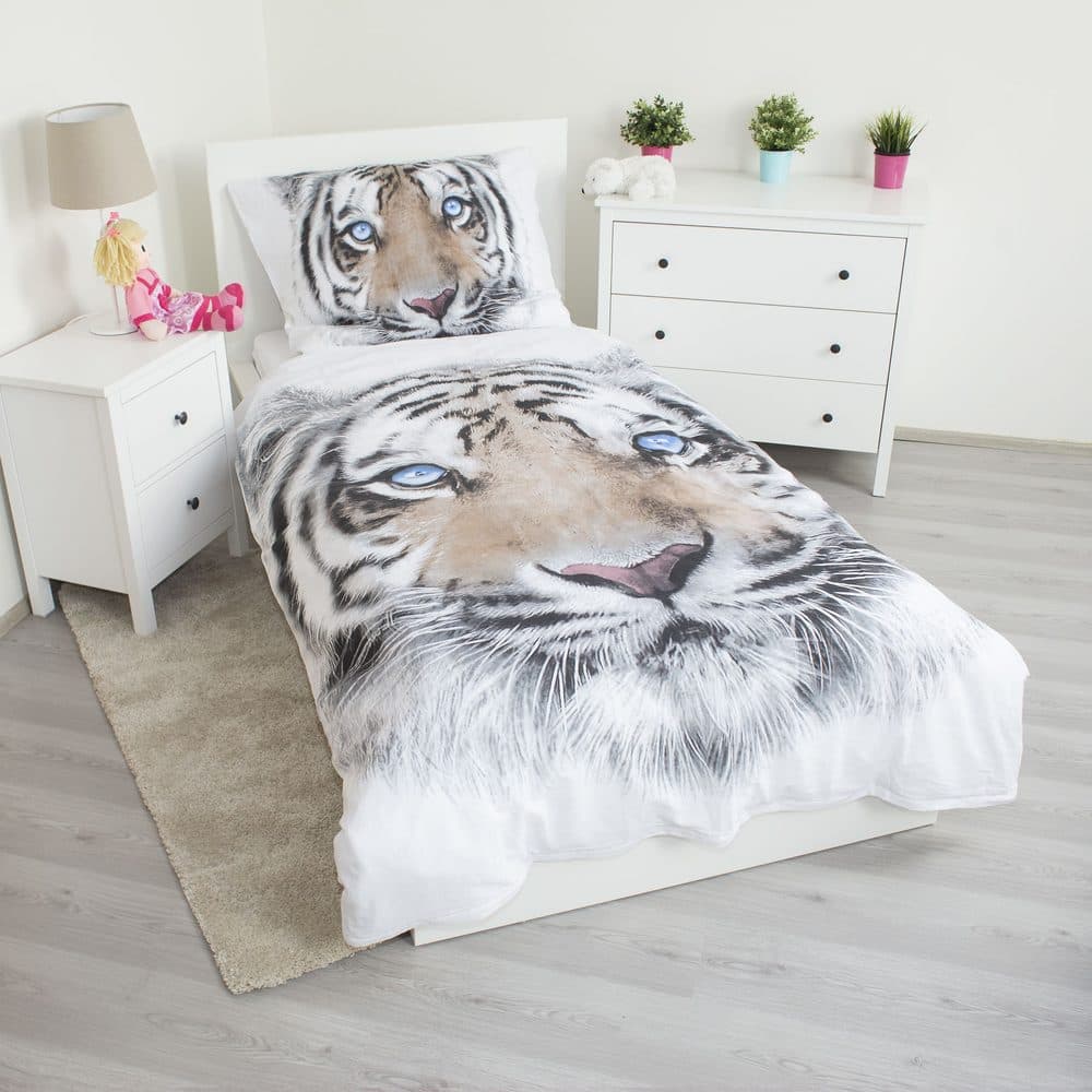 Jerry Fabrics Povlečení Bílý tygr 3