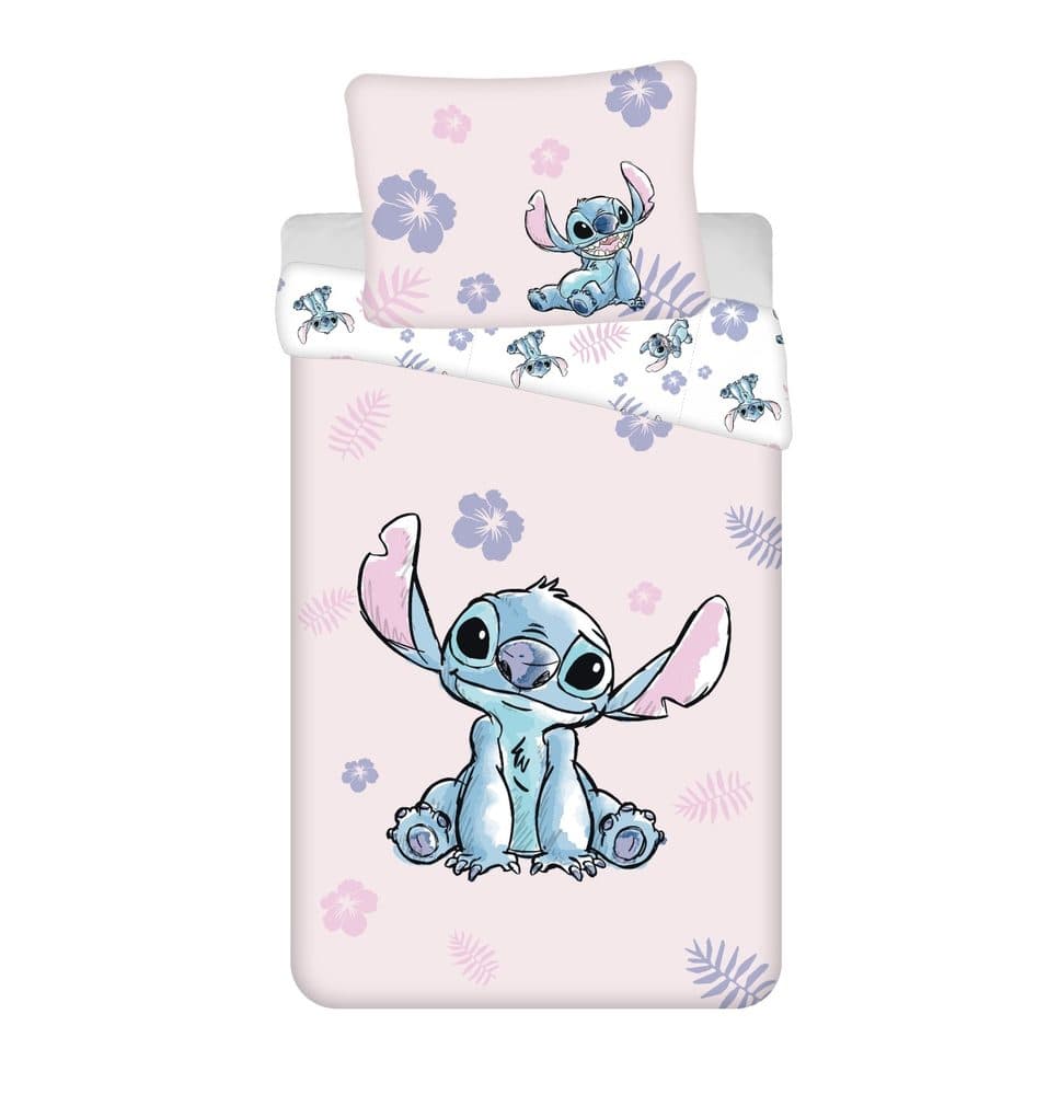 Jerry Fabrics Povlečení Lilo a Stitch Pink - Lilo a Stitch