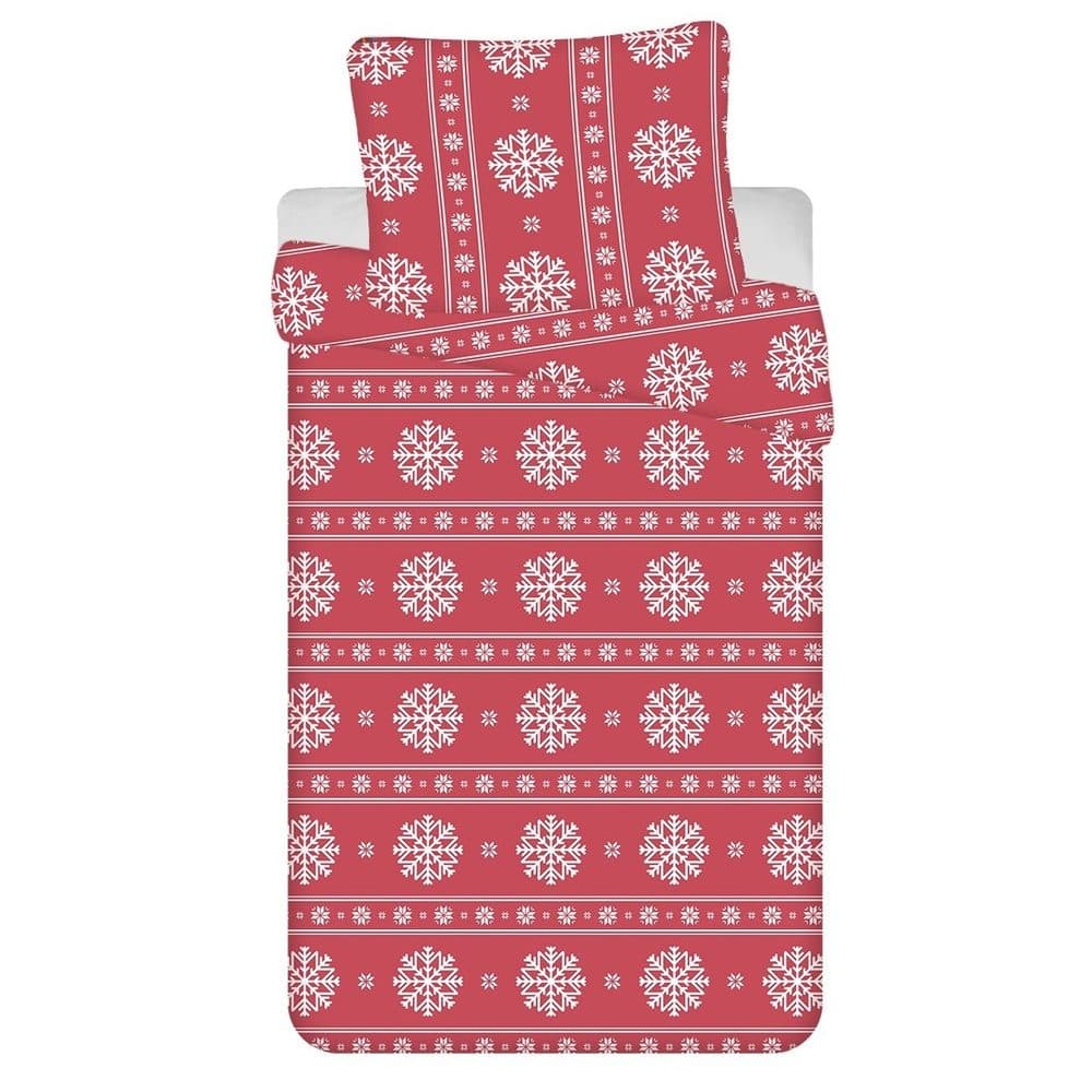 Jerry Fabrics Bavlněné povlečení s vločkami