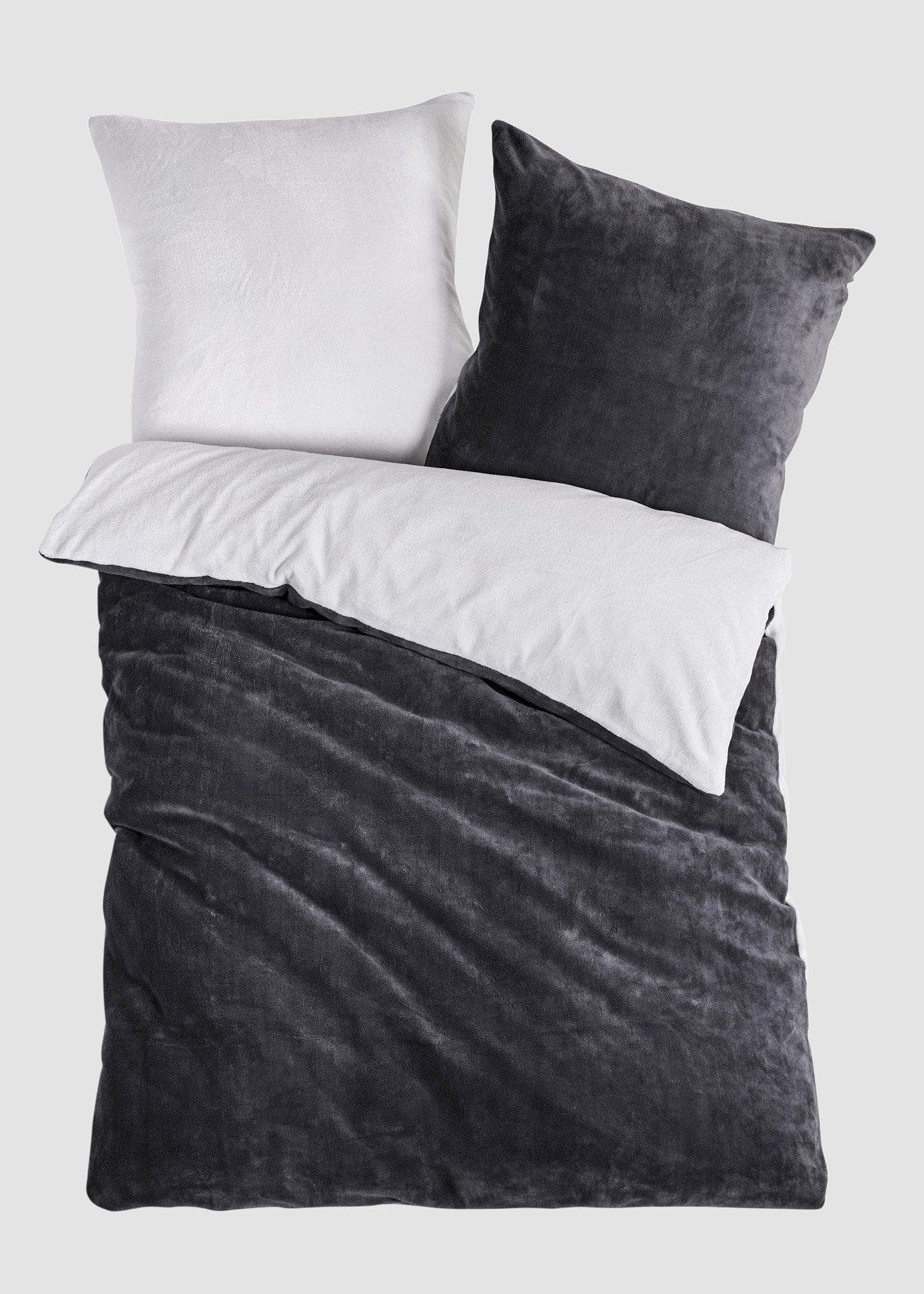 Oboustranné povlečení Cashmere Touch, šedá
