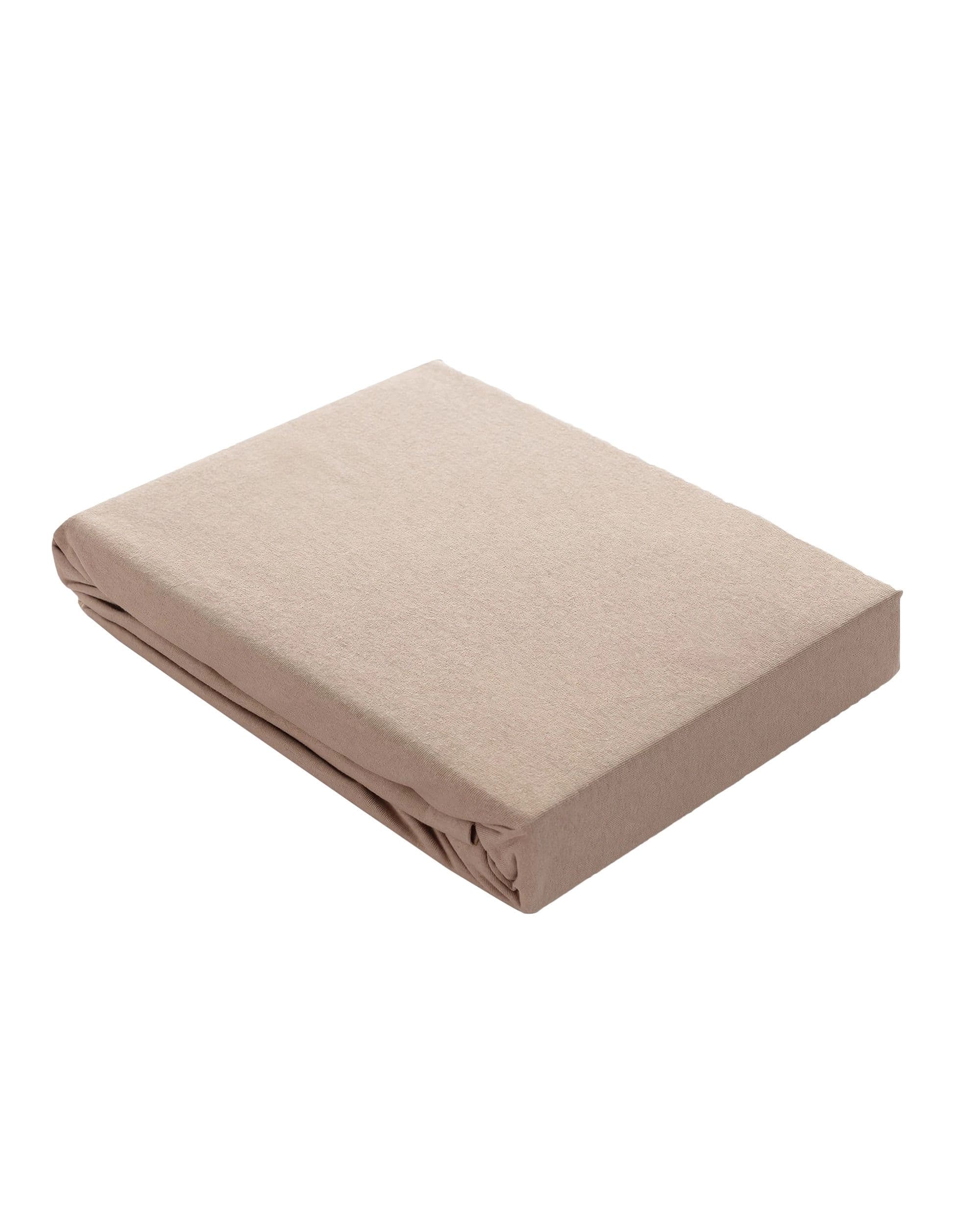 Jersey prostěradlo s gumou Jerry beige 3