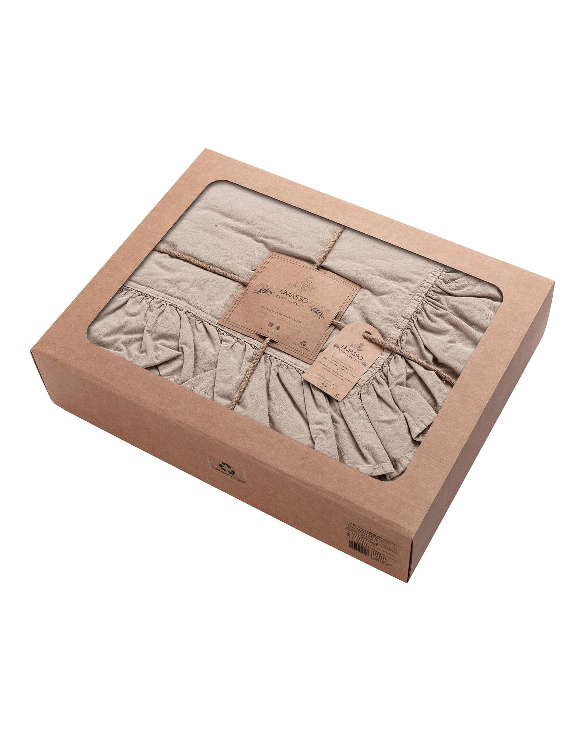Ložní povlečení oxford tan 3