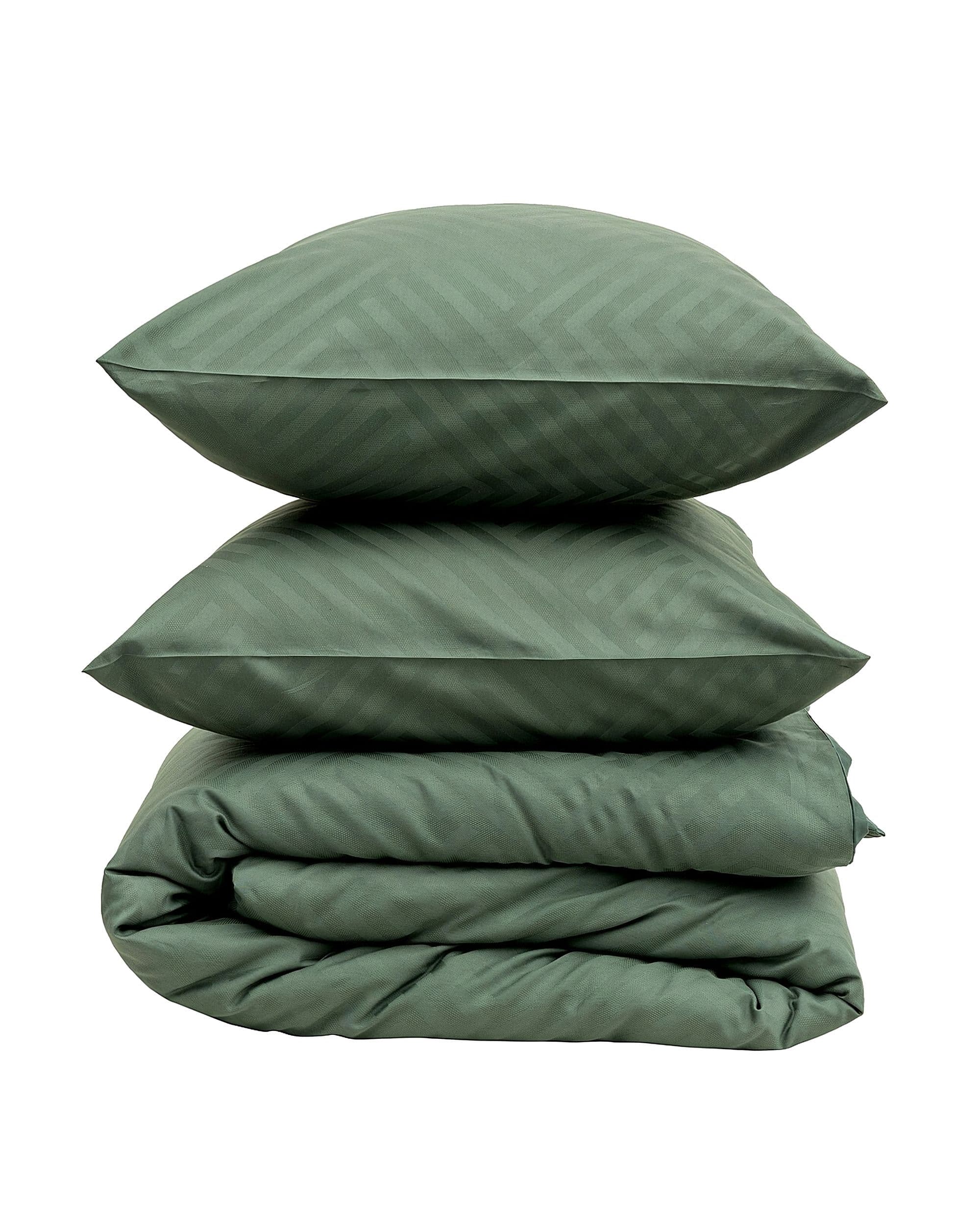 Žakárové saténové povlečení Pine Green 6