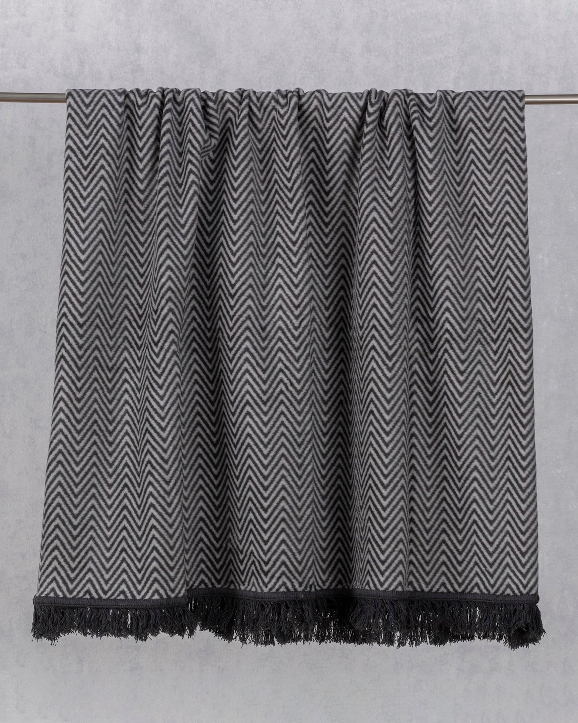 Deka Cotton Cloud Grey Chevron