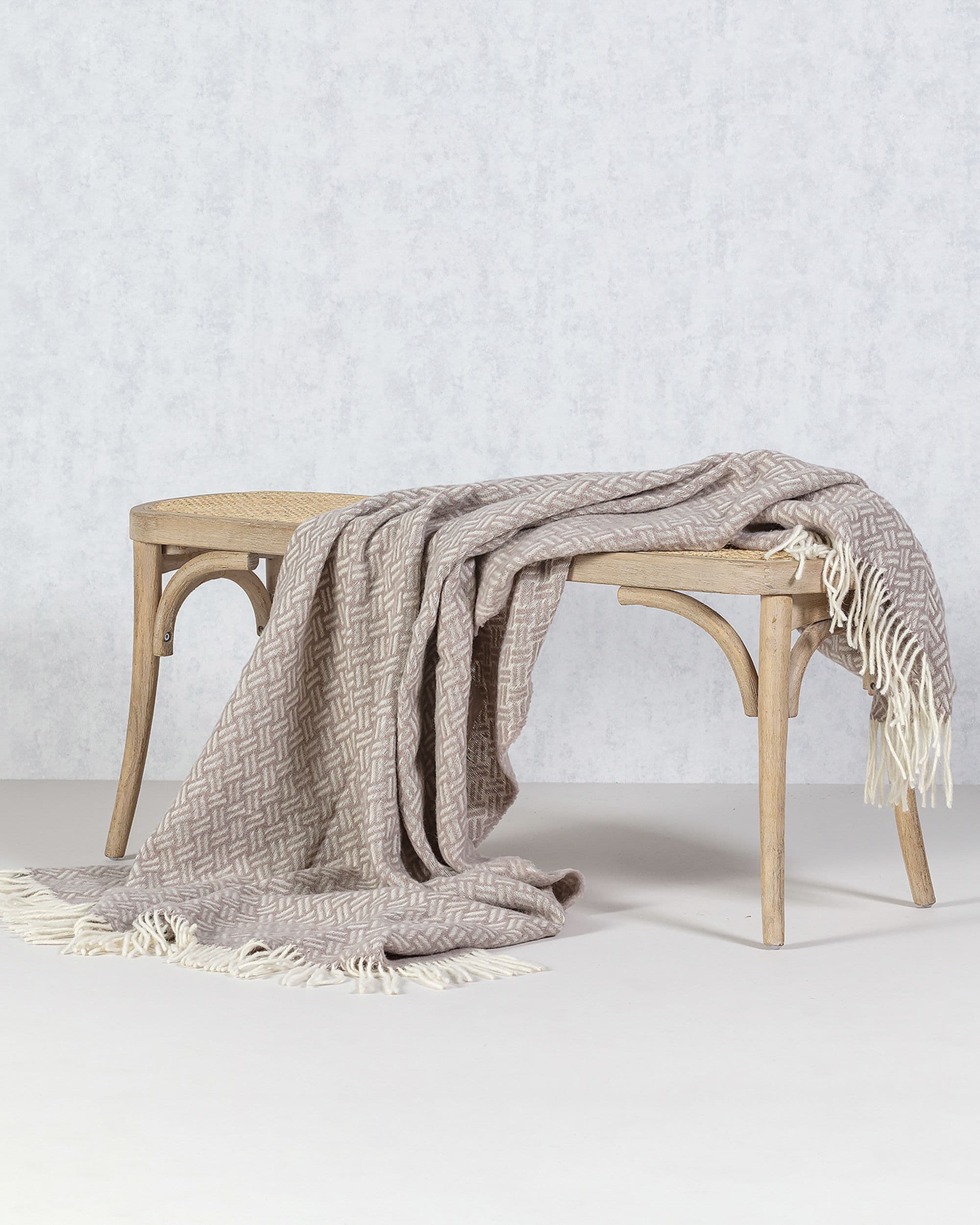 Pléd Zelandia silver beige
