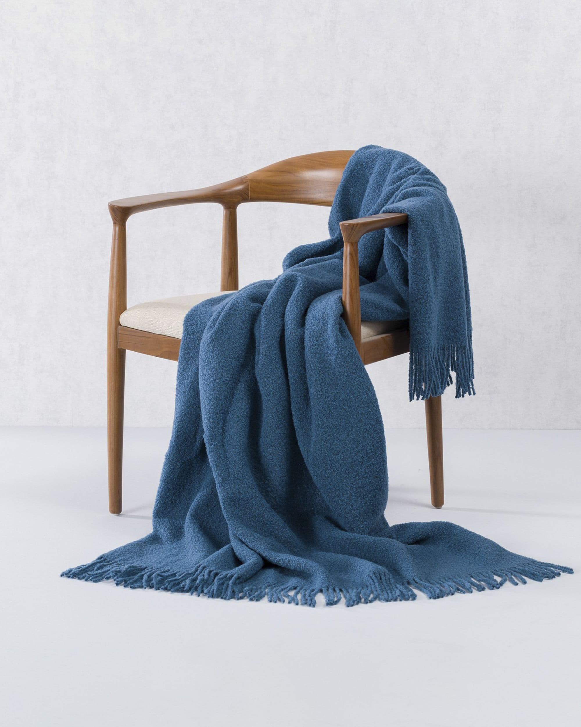 Pléd Boucle blue