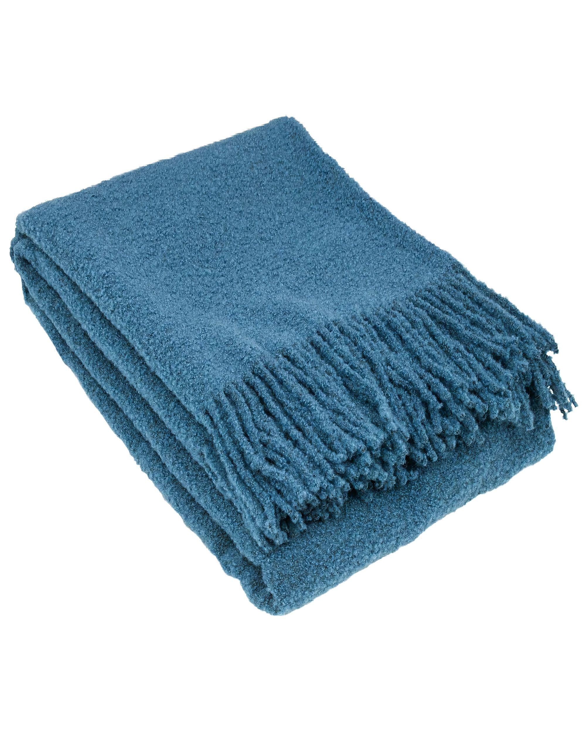 Pléd Boucle blue 4
