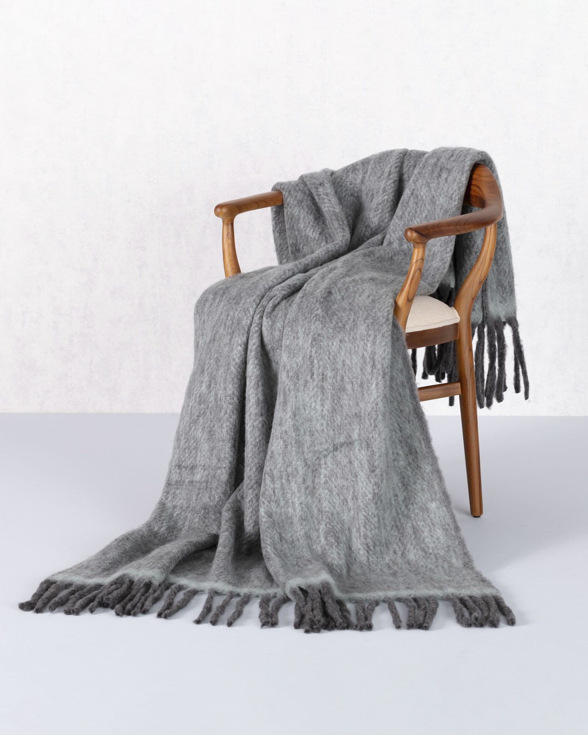 Pléd Cozy grey-mint