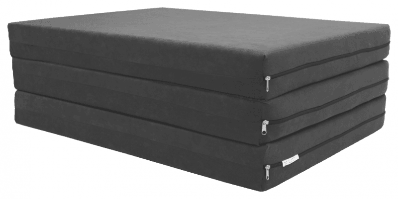 e-matrace.com Skládací matrace pro hosty šedá 10 cm 3