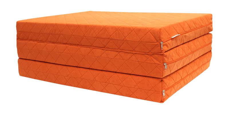 e-matrace.com Skládací matrace Deluxe Orange 2