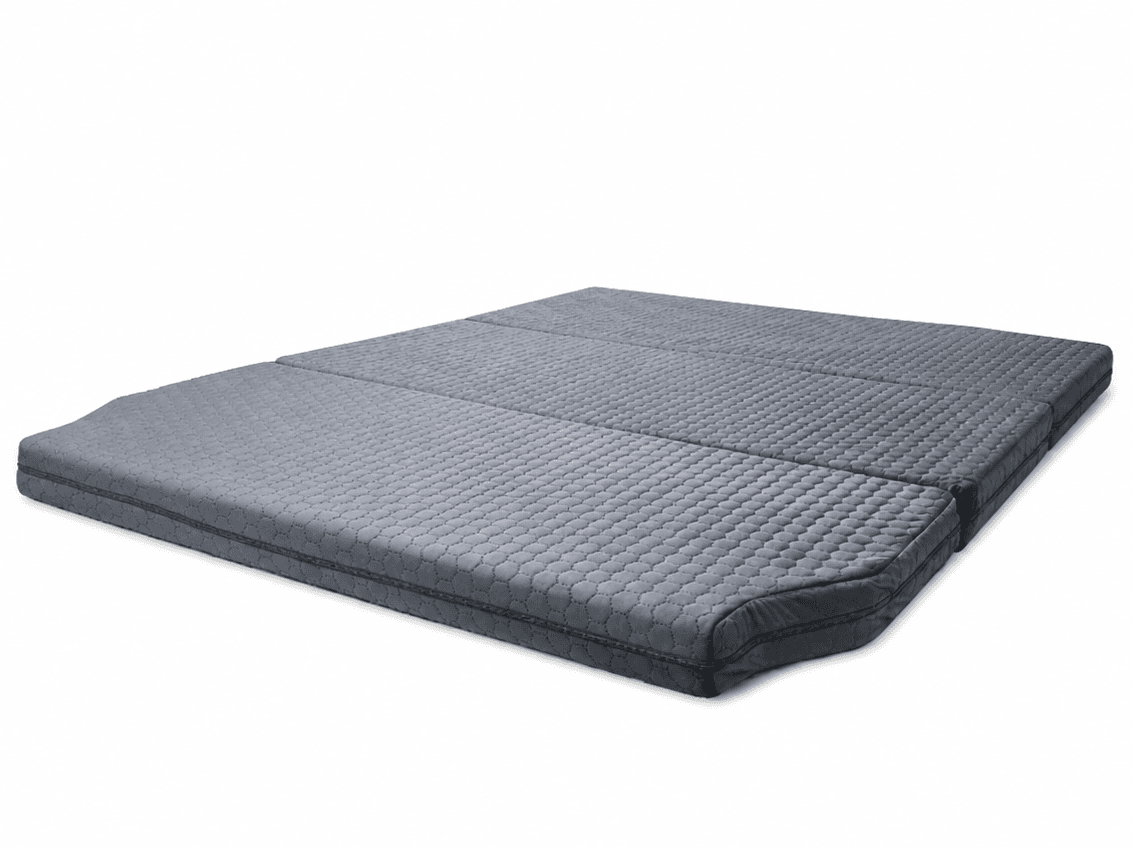 AMBRILO Skládací matrace do auta Deluxe šedá 130/150x195x10 cm pro VW Multivan T5
