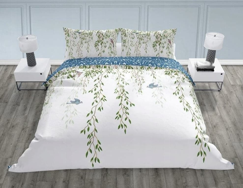 Faro Bavlněné povlečení TRENDY 013 140x200 cm + 70x90 cm bílo-modré 2