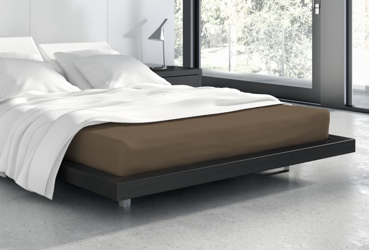 Faro Froté prostěradlo SMOOTH 180x200 cm hnědé