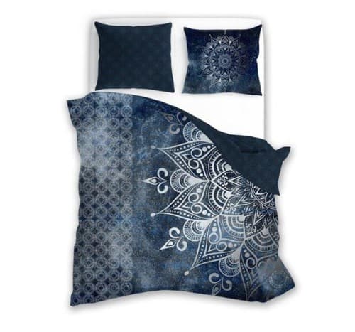 Faro Povlečení ze saténové bavlny Pure Sateen 140x200 cm modré