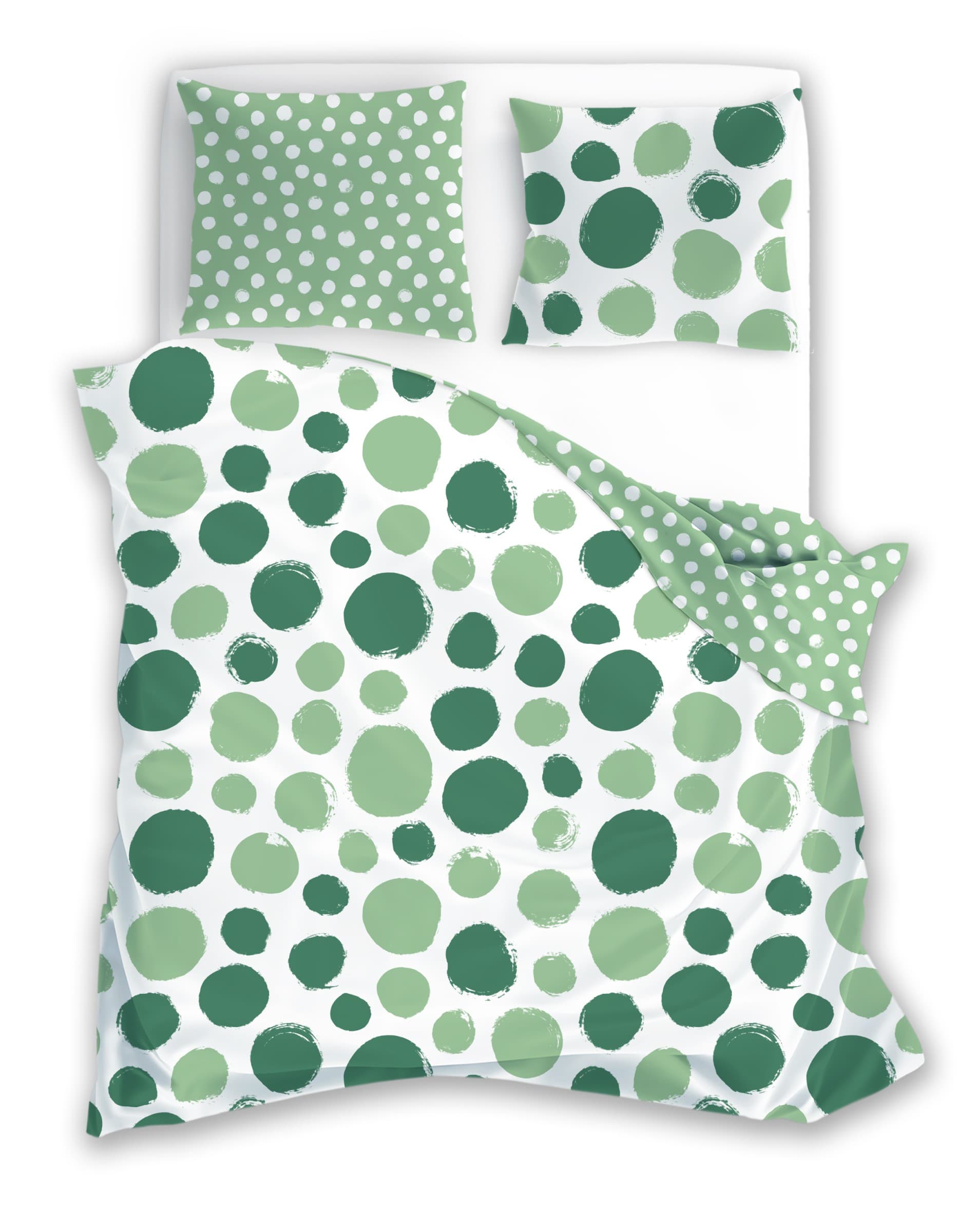 Faro Bavlněné povlečení Fashion 017 160x200 cm + 70x80 cm zelené 3