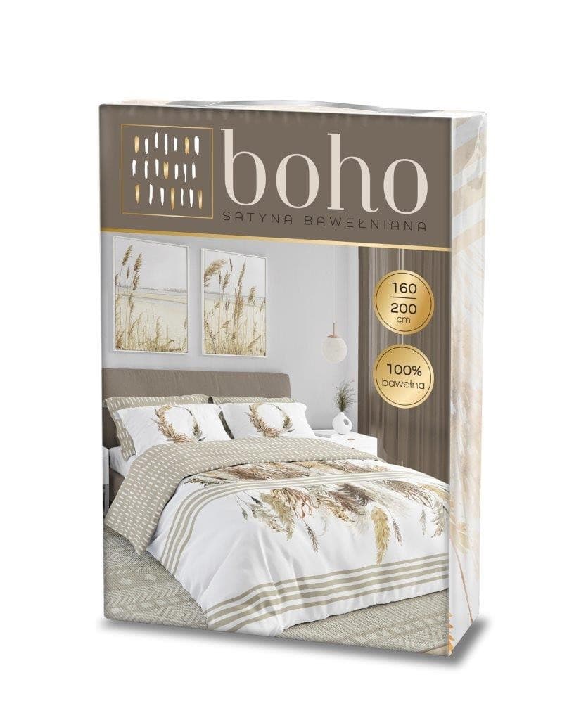 Faro Bavlněné povlečení BOHO 003 160x200 cm + 2x 70x80 cm bílé/béžové 2