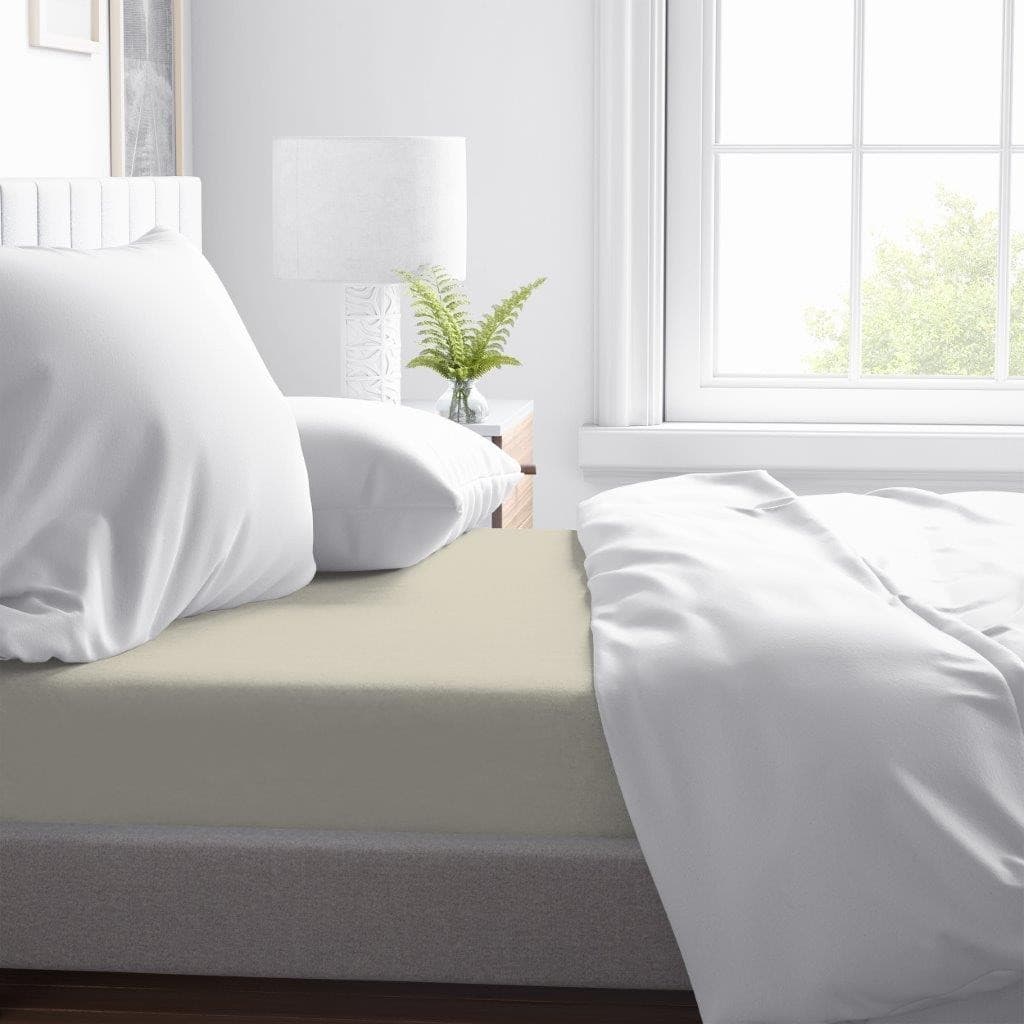 Faro Bavlněné Jersey prostěradlo SOFT 160x200 cm + 25 cm ecru 3