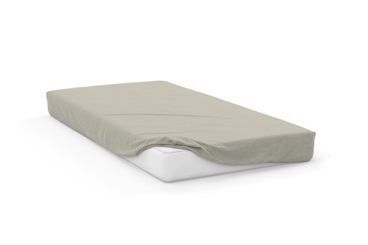 Faro Bavlněné Jersey prostěradlo SOFT 160x200 cm + 25 cm ecru