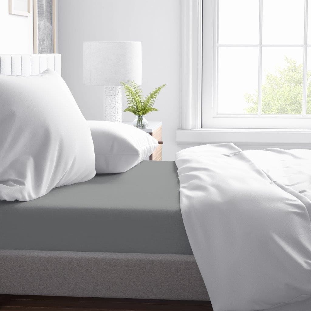 Faro Bavlněné Jersey prostěradlo SOFT 160x200 cm + 25 cm světle šedé 3