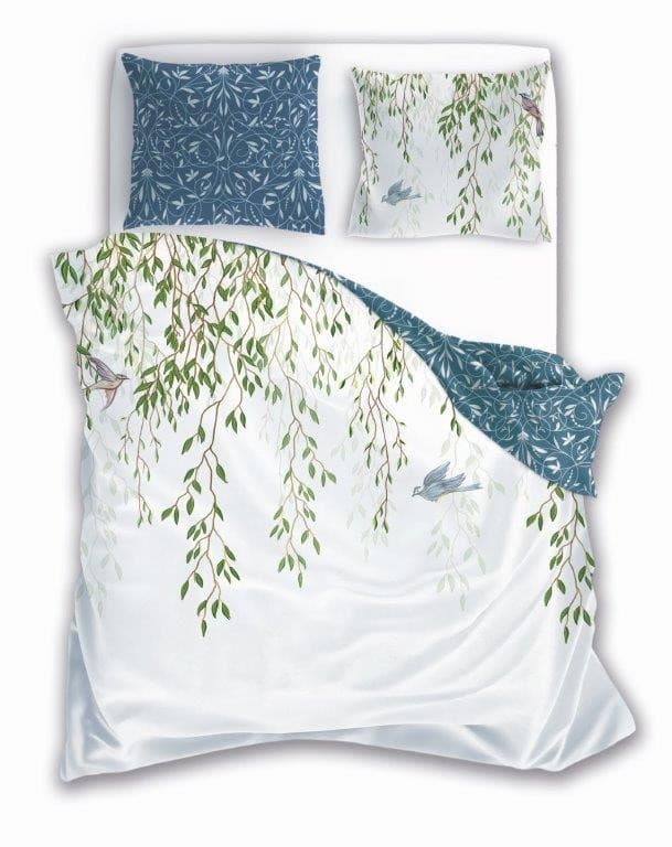 Faro Bavlněné povlečení TRENDY 013 140x200 cm + 70x90 cm bílo-modré