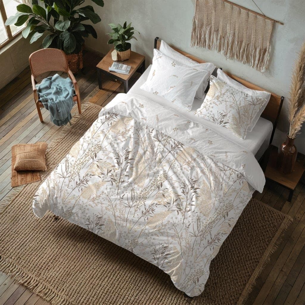 Faro Bavlněné povlečení Gusto 003 140x200 cm + 70x90 cm bílé 3