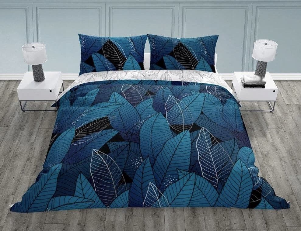 Faro Bavlněné povlečení TRENDY 010 140x200 cm + 70x90 cm modro-bílé 2