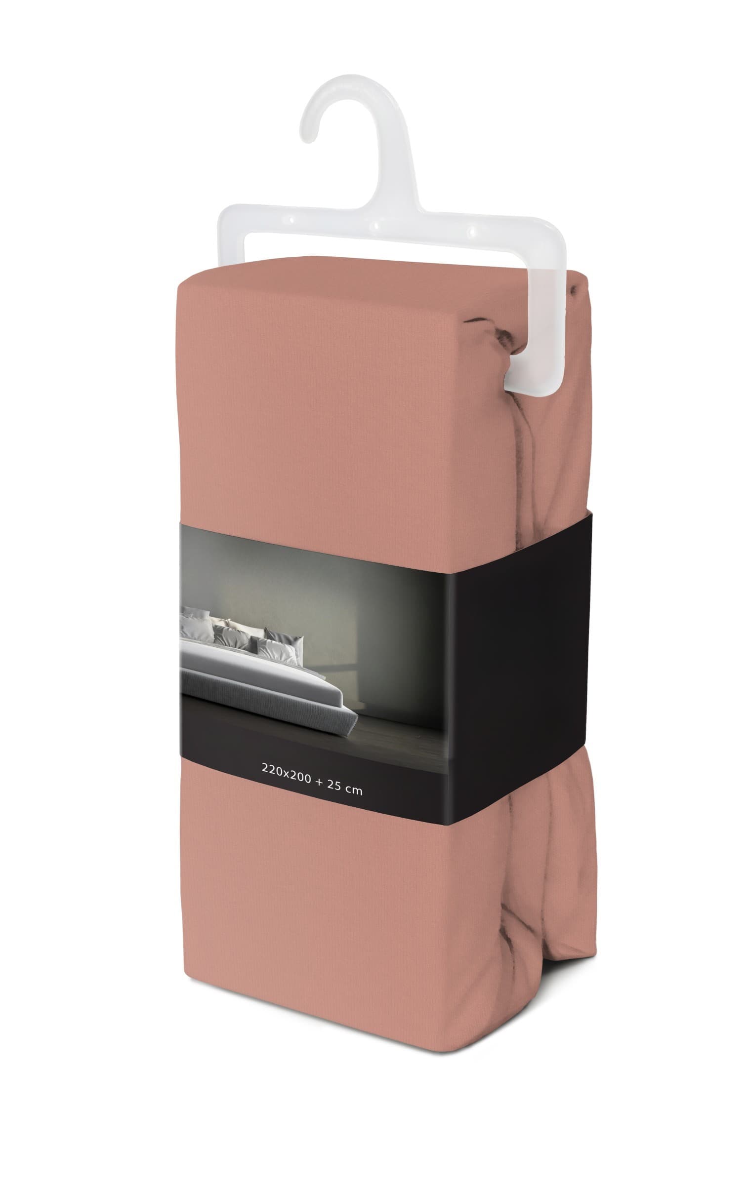 Faro Bavlněné saténové prostěradlo FASHION 220x200 + 25 cm růžové