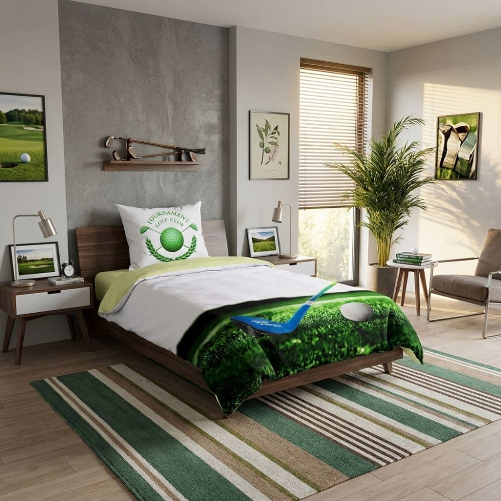 Kvalitex bavlna povlečení Golf 3D 140x200 70x90 2