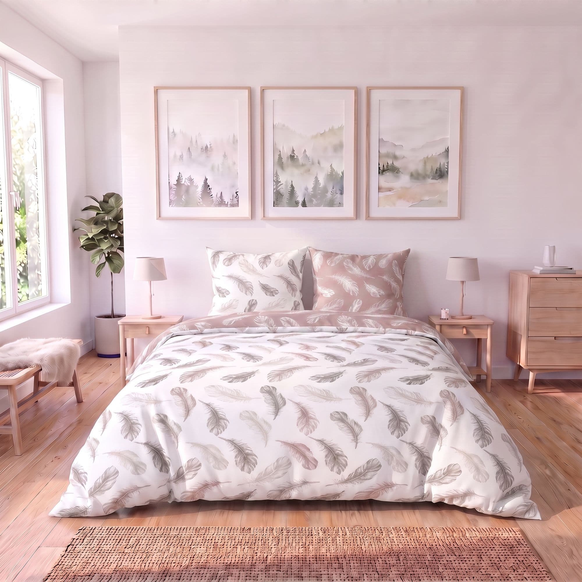 Kvalitex Ložní bavlněné povlečení 140x200,70x90cm SHELBY 2