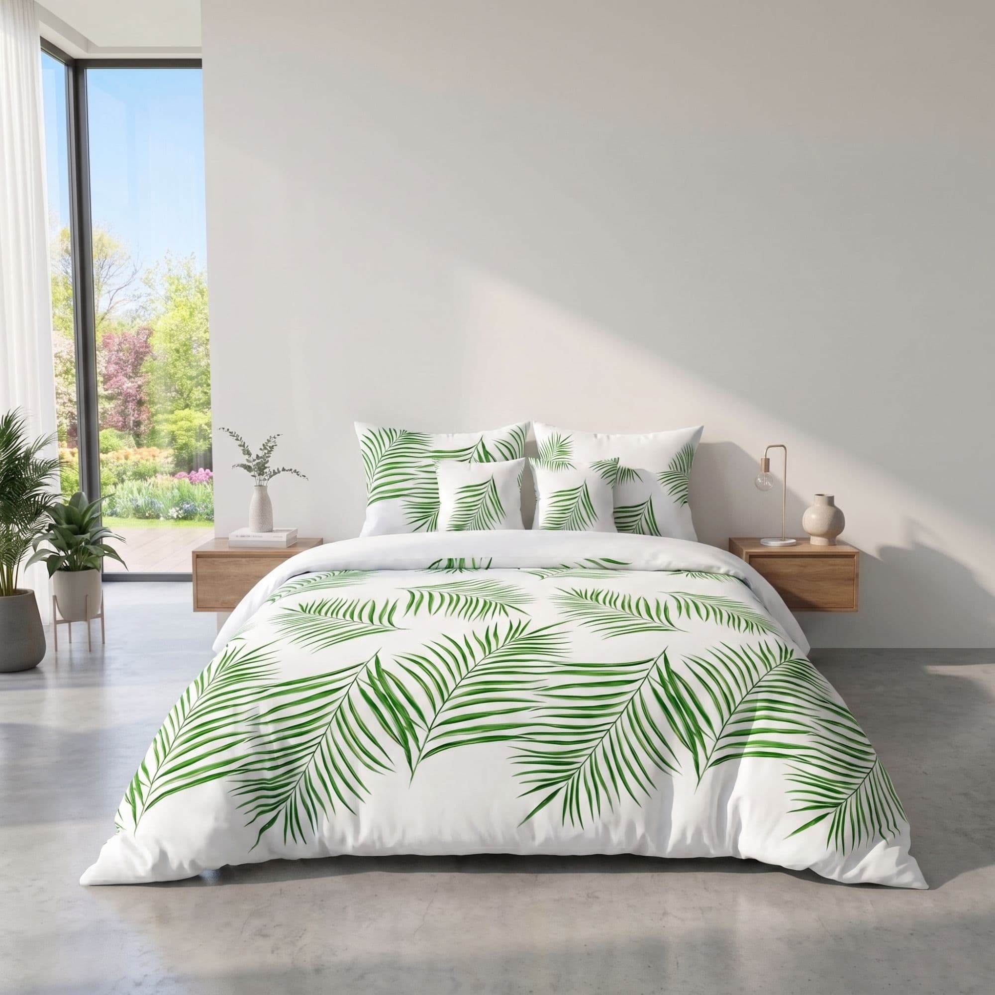 Kvalitex Bavlněné povlečení renforcé Tropical bílé 2