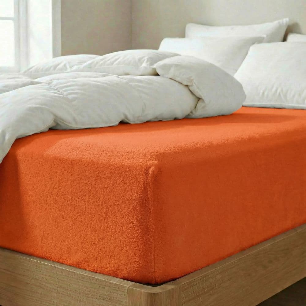 Kvalitex Froté prostěradlo oranžové 2