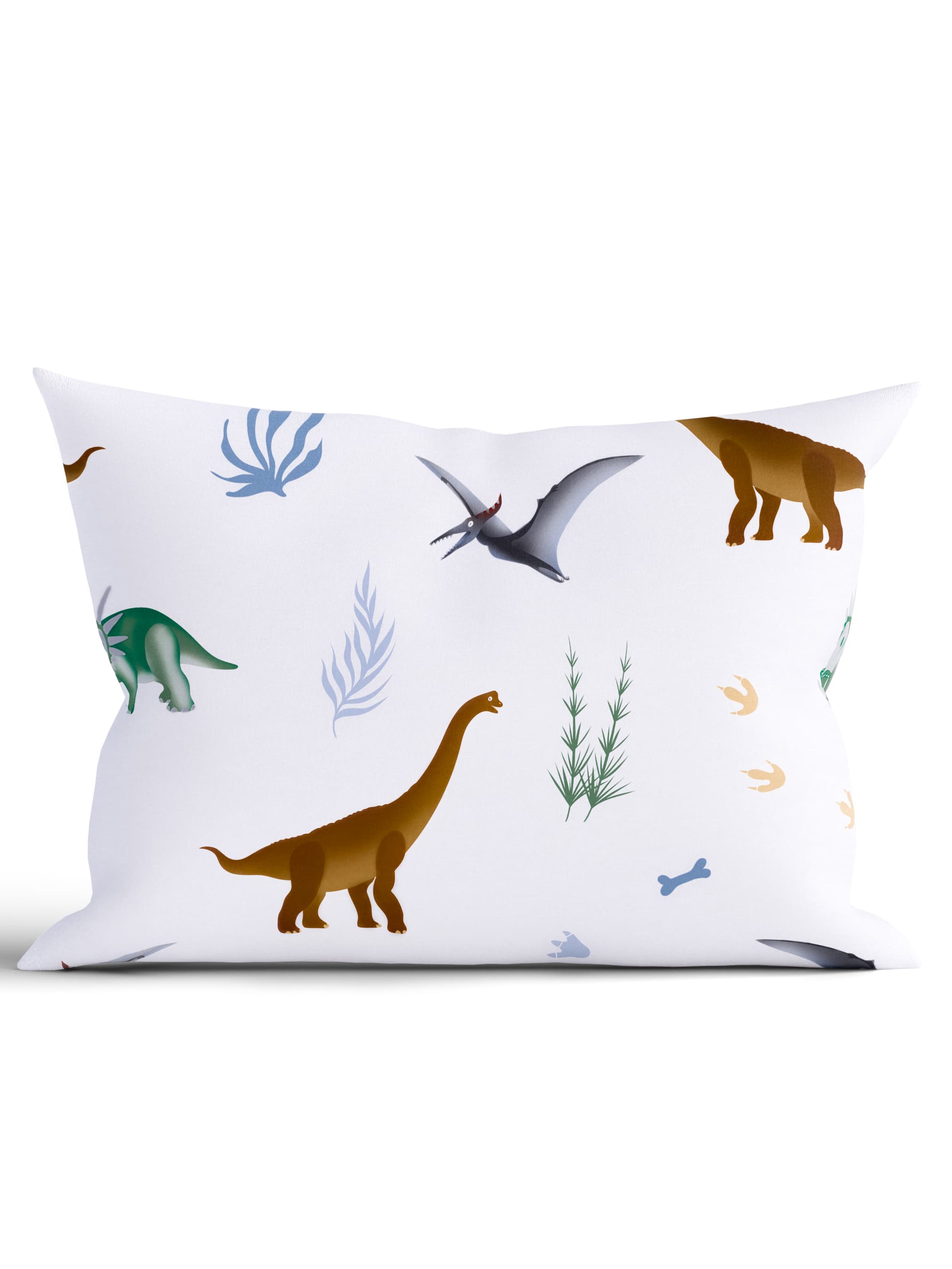 Bavlněný povlak na polštář Renforcé 50 x 70 cm - Dinosauři 3