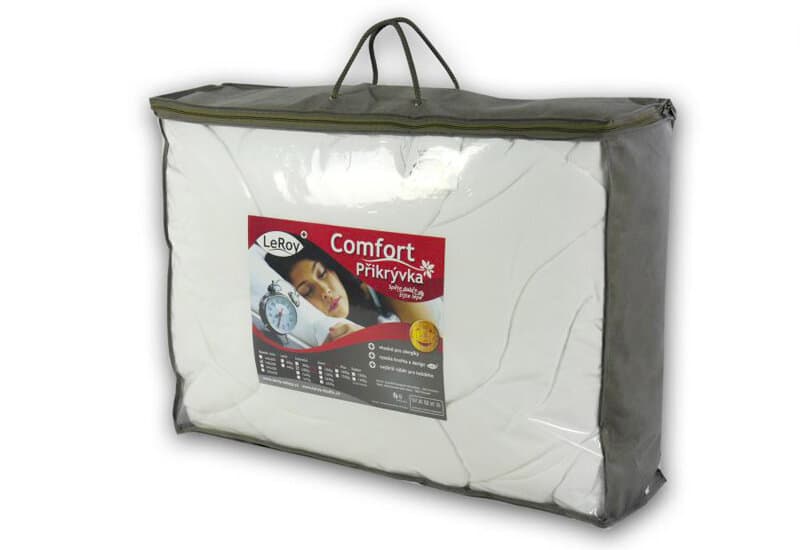 LEROY COMFORT DUAL Přikrývka z dutého vlákna 140x200 cm celoroční 2