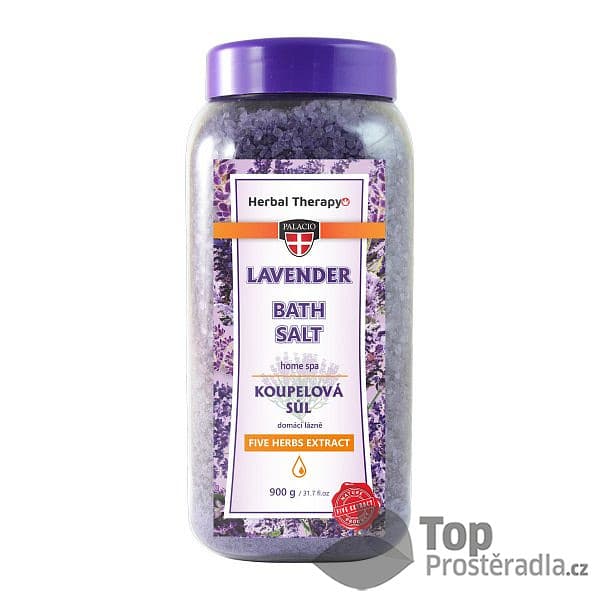 PALACIO Levandulová koupelová sůl, 900 g