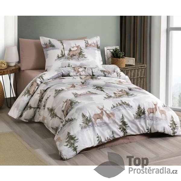 TOP Bavlněné povlečení DELUXE 140x200+70x90 Jelínek