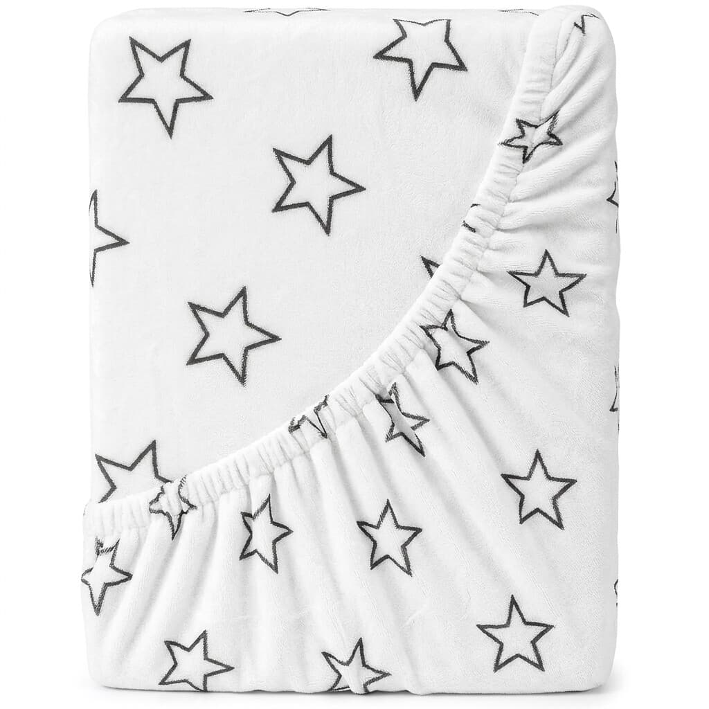 4Home prostěradlo mikroflanel Stars grey