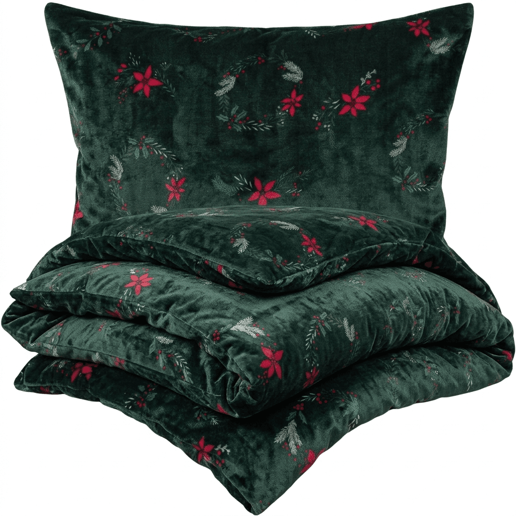 4Home Povlečení mikroflanel Poinsettia