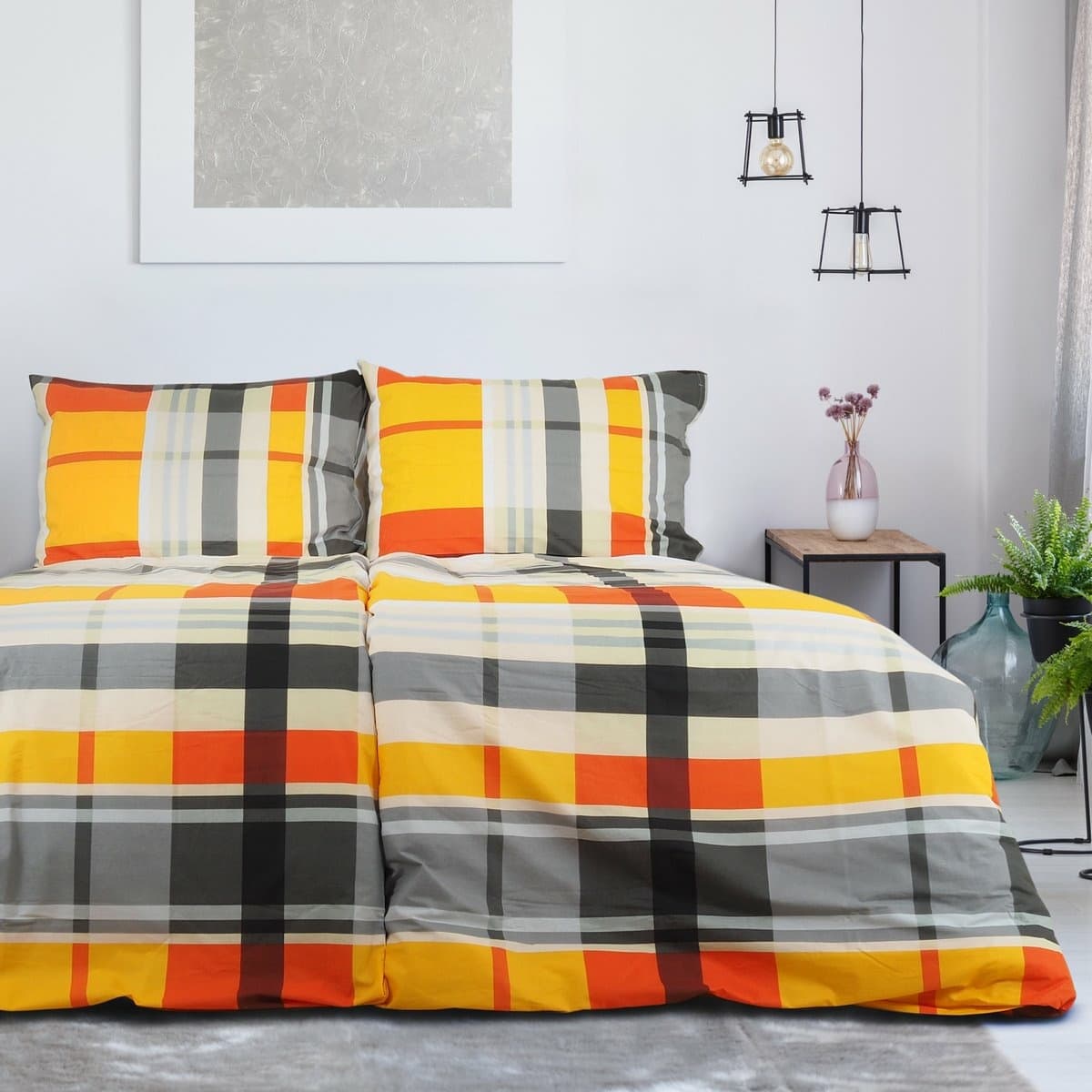 B.E.S. Petrovice Bavlněné povlečení Exkluziv Orange kube