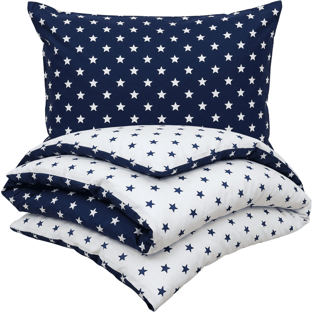 4Home Bavlněné povlečení Stars Navy blue
