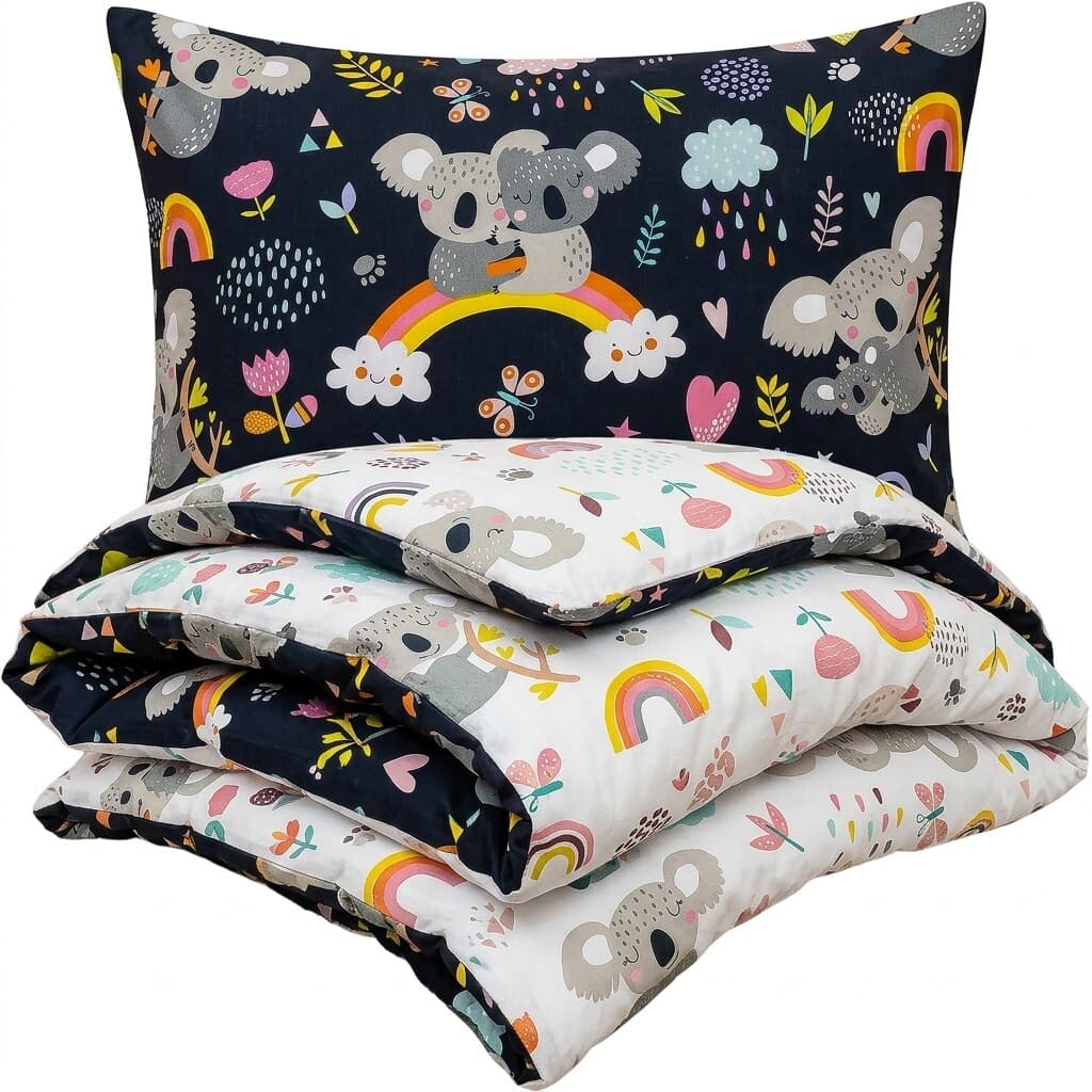 4Home Bavlněné povlečení Koala rainbow