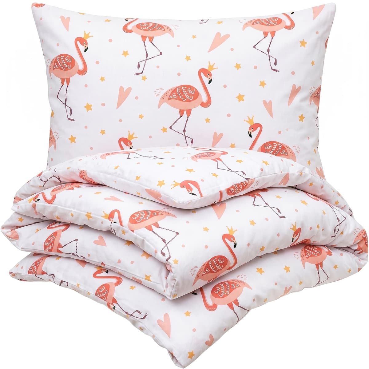 4Home Dětské bavlněné povlečení Flamingo
