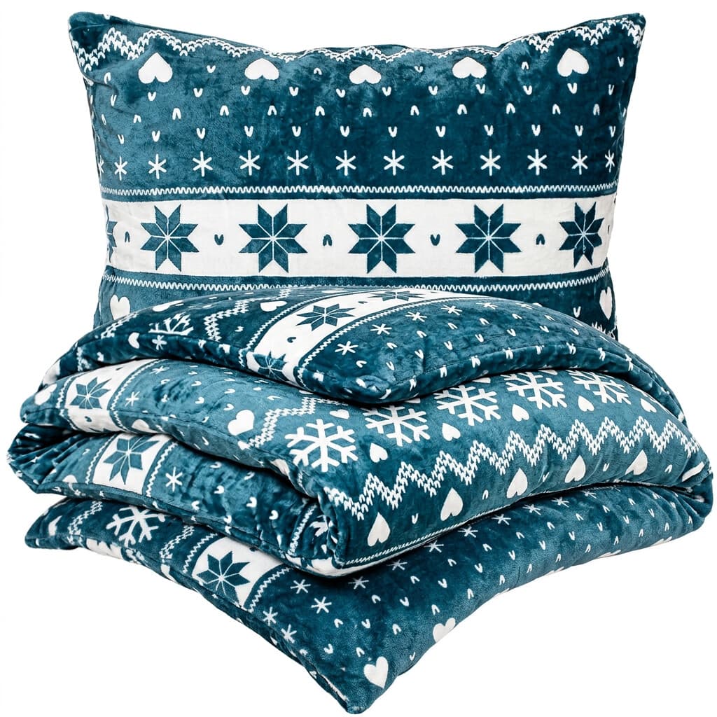 4Home Povlečení mikroflanel Nordic love